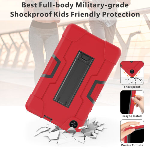 For Alcatel Joy Tab 2 2020 Model (9032Z) 8 inch Case Hybrid Rugged Sturdy Cover - Picture 89 of 107