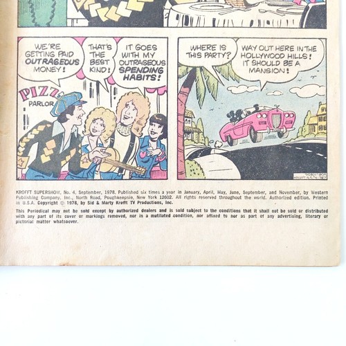THE NEW KROFFT SUPERSHOW #4 | GOLDEN ALL STAR BOOK | 1978 COMIC SID & MARTY - Picture 7 of 12