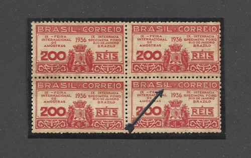 Brazil Stamps 1936 #C0111 International Sample Fair - Error - MNH