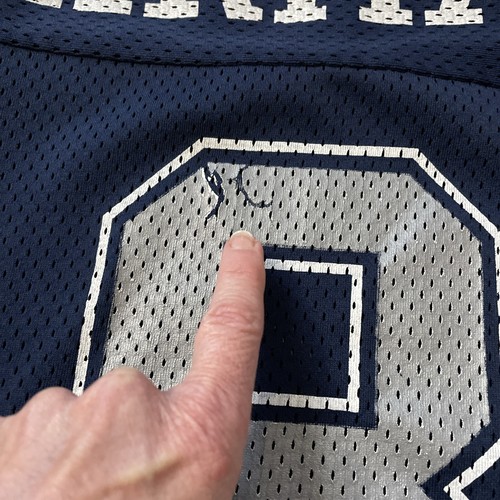 Vintage Blank Front Logo 7 Dallas Cowboys Jersey (Troy Aikman 8) XL - Picture 3 of 9