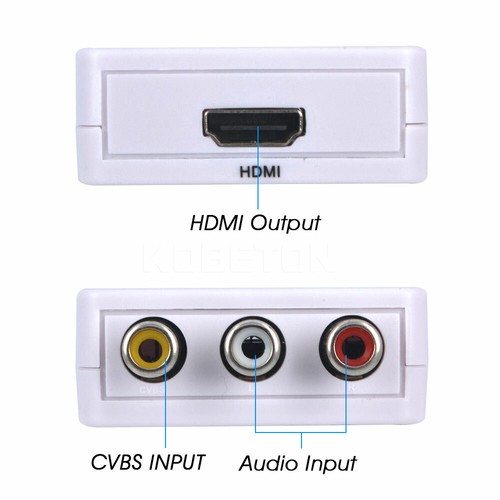 Neu HDMI Zu Komposit Cvbs Rca Cinch Av Video Konverter Adapter Pal Ntsc TV #573 - Bild 3 von 4