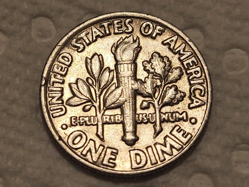 1984 Roosevelt Dime - Die strike and Mint letter RPM P P error and DDO date - Picture 3 of 3