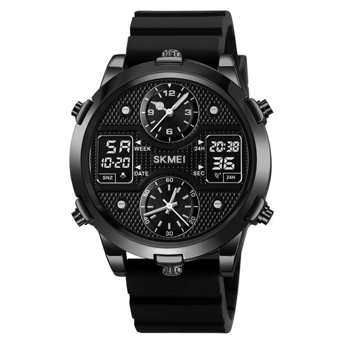 SKMEI Men Quartz Watch Military Multifunction Wristwatch Male Digital Watches - Picture 28 of 28