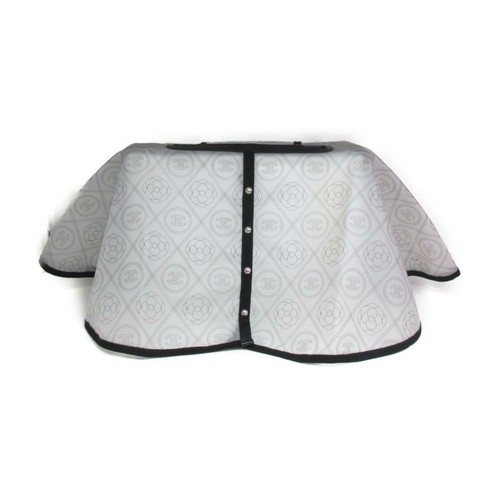 CHANEL Camellia cape rain cover for bag PVC leathe