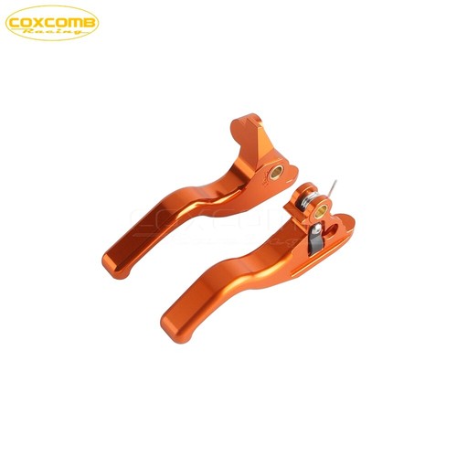 Orange Brake Clutch Lever Control Set For Harley FLHRXS FLHP FLTRX FLRT 21-24 - Picture 6 of 10