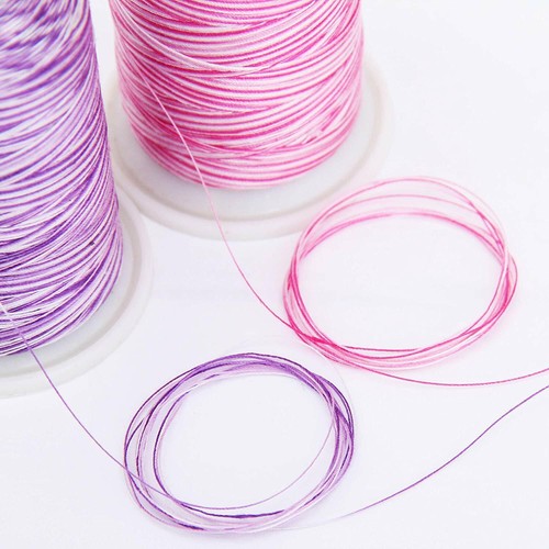Threadart 100% Cotton Variegated Thread Set | 3 Cones Blue Shades | 600M Spools - Picture 3 of 8