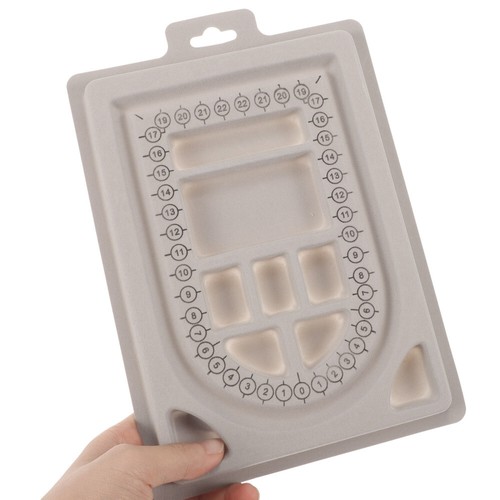 Tablero de diseño de cuentas Joyería Tablero de cuentas Bandeja Collar Pulsera Herramienta de diseño de cuentas - Imagen 4 de 12