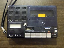 VINTAGE SONY TC 1100T CASSETTE RECORDER WITH DIGITAL QUARTZ CLOCK RARE