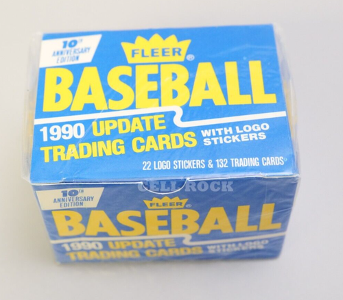 1990 Fleer UPDATED CARDS Set BASEBALL CARDS BOX  -132 CARDS- SEALED - Picture 1 of 2