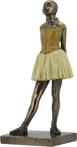 DANSEUSE DEGAS FACON BRONZE STATUE SCULPTURE - Imagen 3 de 3