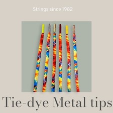 Strings Shoelaces Tie-Dye 45-inch in an array of vibrant colors.