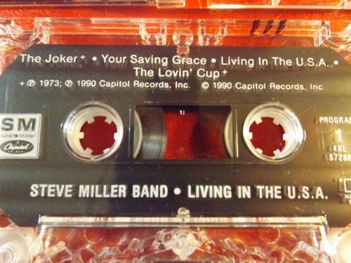 1990 Steve Miller Band \ Living In The USA \ Cassette Tape \ NICE AND TESTED !! - Picture 5 of 12