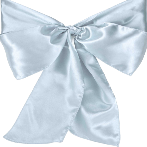 Satin Chair Sashes Wider Fuller Bows Chair Sash Christmas Wedding Party Decor - Picture 35 of 59