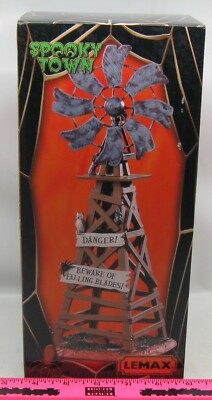 Spooky Windmill Lemax Halloween ~ Spooky Windmill ~ Spooky Town | eBay