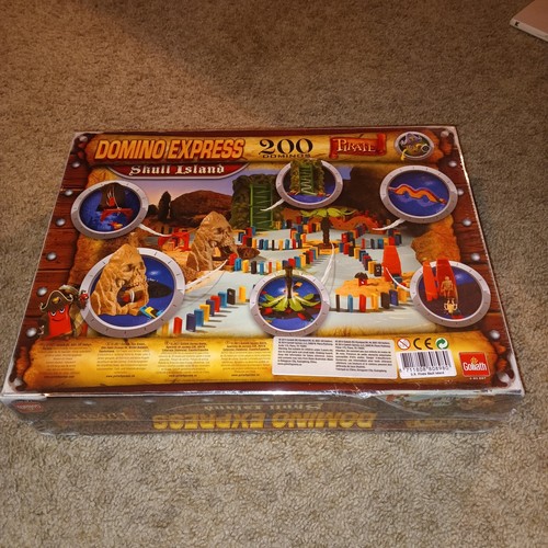 DOMINO EXPRESS Pirate Skull Island w 200 Dominos GOLIATH 2014 Sealed - Picture 4 of 9