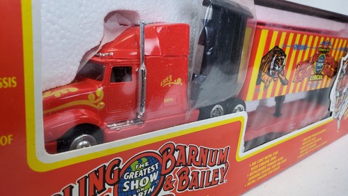 K-Line K-665603 Ringling Bros/Barnum & Bailey Circus TR/TR With Flatcar Mint Box - Picture 3 of 14