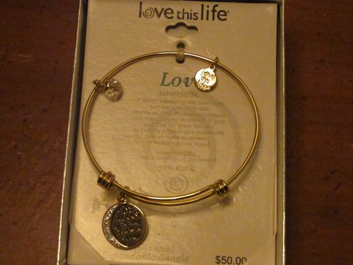 Braccialetto Espandibile Love This Life I Love u To The Moon & Back Gioielli - Foto 5 di 5