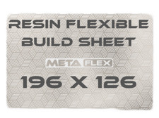 Flexible Resin Build Plate - 196mm x 126mm w/ Magnetic Base METAFLEX