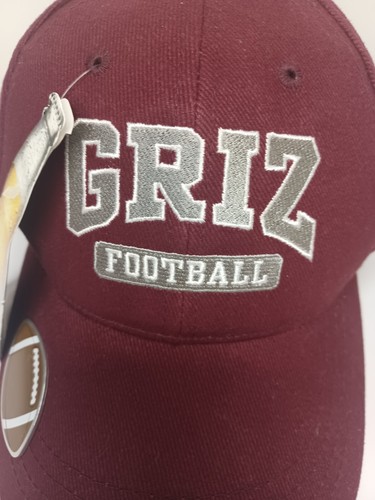 Griz Football Cap Hat With Bottle Opener In Cap Brand New - Picture 2 of 9