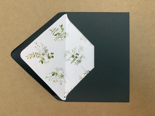 10 x Luxus UMSCHLÄGE mit bedruckten Einlagen errötete Rosen Eukalyptus rustikale Hochzeit - Bild 25 von 29