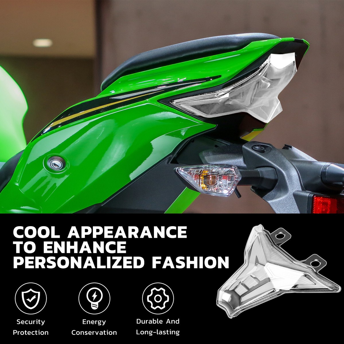 For 2019-2023 KAWASAKI Ninja ZX-10R ZX-6R Integrated LED