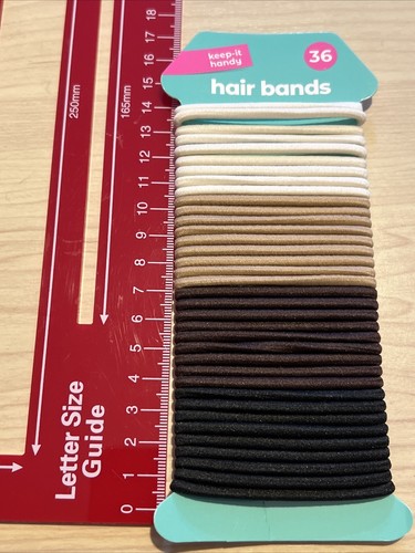 Fasce per capelli 36 pezzi tienilo maneggevole NUOVE cravatta per capelli - Foto 4 di 6