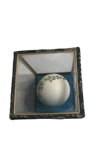 Asiatisches verziertes Ei Vintage im Glashalter 5x3 (11) - Bild 3 von 11