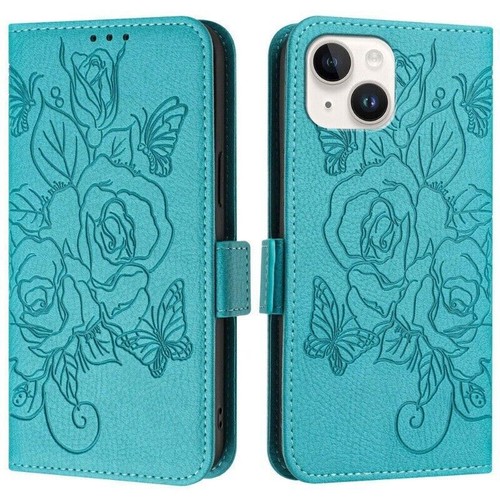 Leather Flower Wallet Phone Case For iPhone 16 15 14 13 12 11 Pro Max XR 7 8 SE - Picture 14 of 40