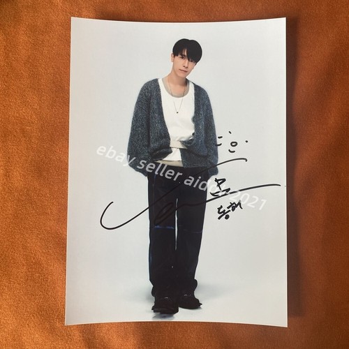 SUPER JUNIOR Lee Dong Hae Autographed Photo THE CULTURE, THE FUTURE 5*7 2025 - Picture 9 of 9