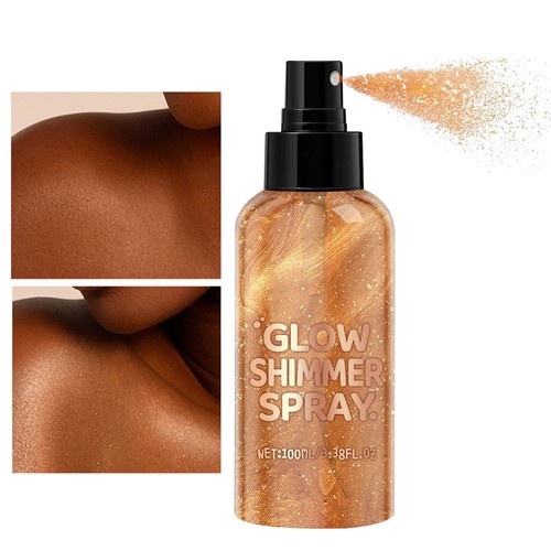 Body Glitter Spray 100ml Spray Hair Glitter für Mädchen mit Feuchtigkeitsschim - Bild 3 von 7