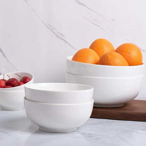 30 OZ Ceramic Soup Bowls Set of 6 - Cereal Bowls for Kitchen Pasta Salad Larg... - Picture 6 of 6
