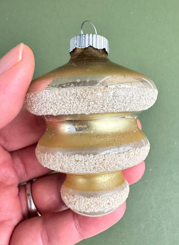 12 Vintage Shiny Brite sortiert gestreift Tornado Glocke Kugel Weihnachtsschmuck 3" - Bild 14 von 20