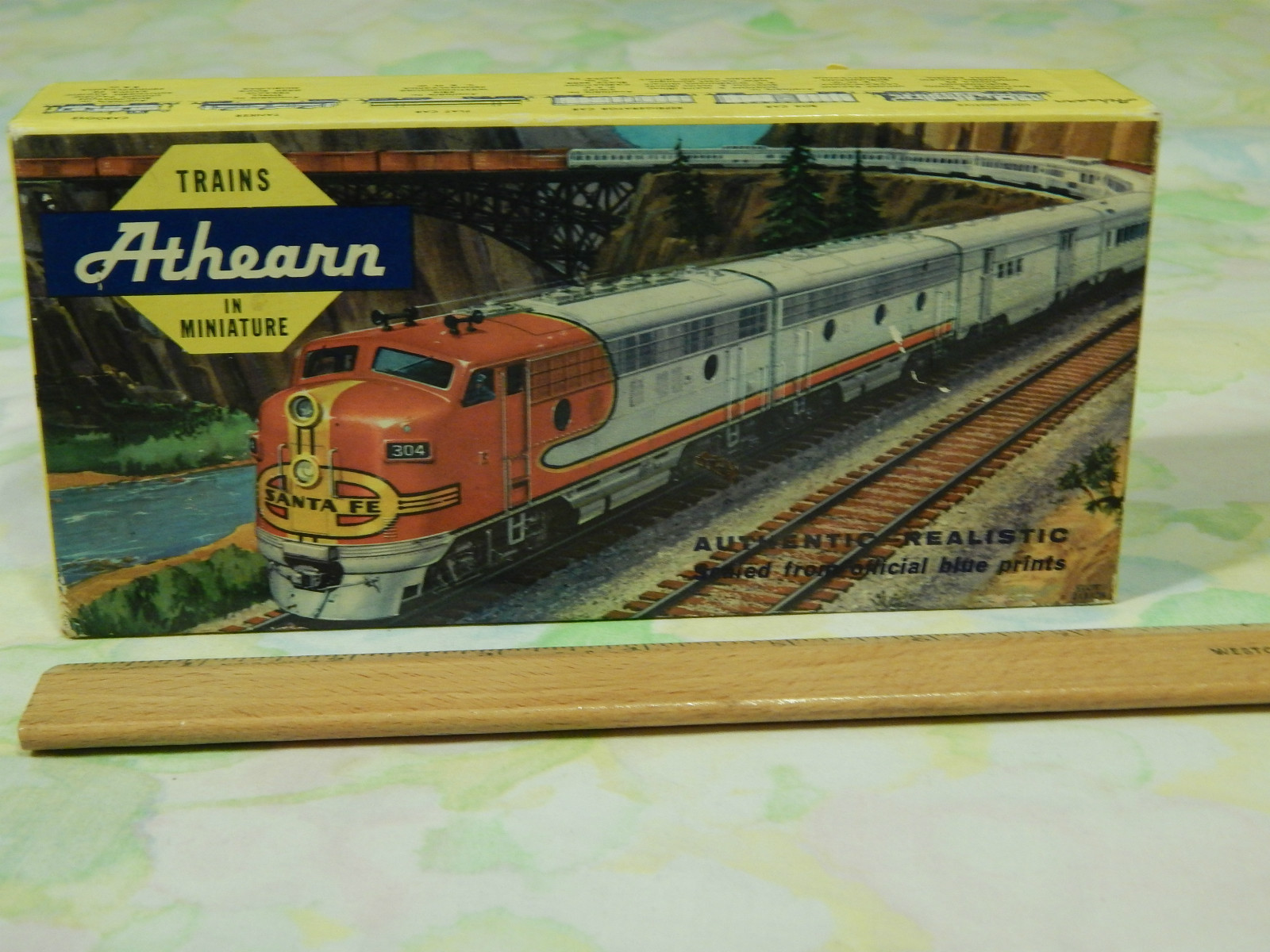 Athearn Model Train *BOX ONLY w/ Schematics* Streamline Passenger Series Vtg USA - Picture 2 of 10