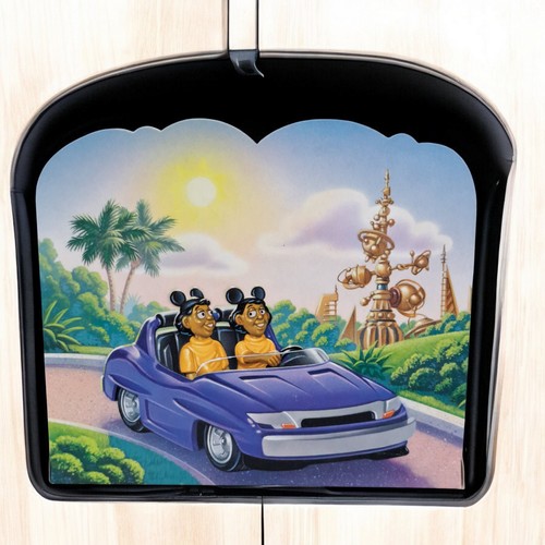 Chevron Cars Autopia Cars Disneyland Retired - Stickers & Postcard 2000 Sparky - Picture 2 of 21