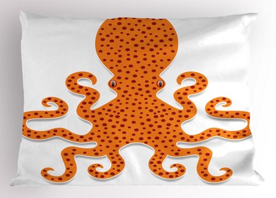 Kraken Pillow Sham Decorative Pillowcase 3 Sizes for Bedroom Decor
