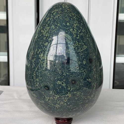 5360g Natural Eye Green Kambaba Jasper Egg Crystal Mineral Healing - Picture 2 of 12