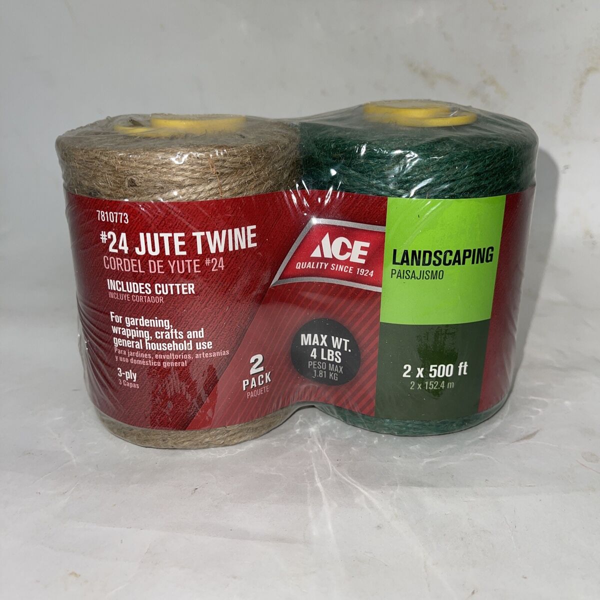 Ace 500 ft. L Gold Braided Nylon Twine Ace 500 ft. L Gold Braided Nylon Twine
