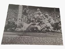 1958 ALAN AMECHE NFL FOOTBALL CHAMPIONSHIP TD PHOTO BALTIMORE COLTS SUPER BOWL 