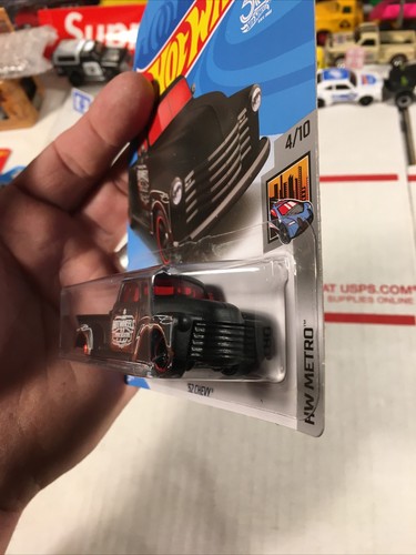 Hot Wheels 2018 HW Metro '52 Chevy nero opaco bello! (46) - Foto 3 di 7