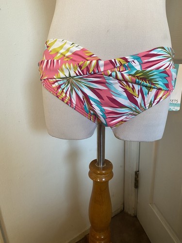 Parte inferior de bikini Sunsets Palmetto talla L (grande-31" cintura 41-42" caderas) nueva con etiquetas - Imagen 1 de 7