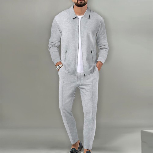 Men's Tracksuits Sets Long Sleeve Jacket and Pants 2 Piece Sweatsuit Outfits - Bild 6 von 11