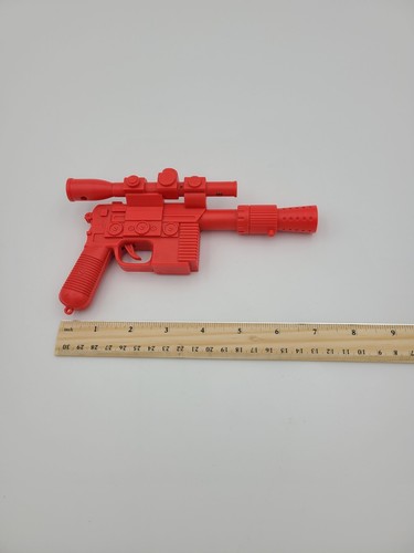 Vintage 1997 Tiger Electronics Star Wars Han Solo Red Blaster Gun with sound - Picture 4 of 4