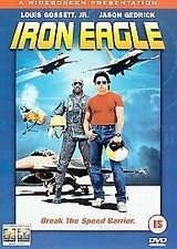 Iron Eagle DVD (2004) Louis Gossett Jr, Furie (DIR) cert 15 Fast and FREE P & P