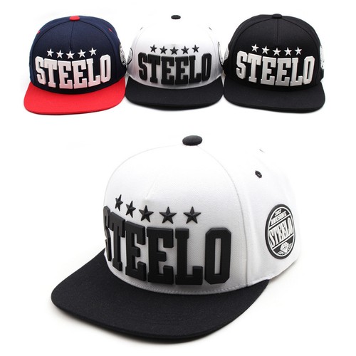 Cappelli hip-hop unisex uomo donna gomma steelo diamante snapback baseball berretto - Foto 3 di 10