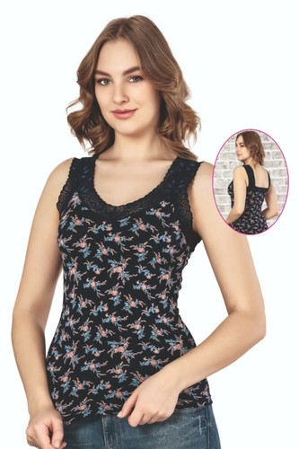 Damen Unterhemden Trägertop Trägerhemd Top Baumwolle M-90 - Bild 6 von 13