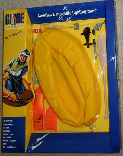 2004 Hasbro GI Joe 12" 40th Anniversary Action Pilot mit Survival Window Box, MIP - Bild 2 von 8