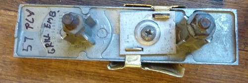 1957 57 Plymouth Belvedere Fury Grill Center Emblem Ornament Bracket Mopar OEM - Bild 5 von 10