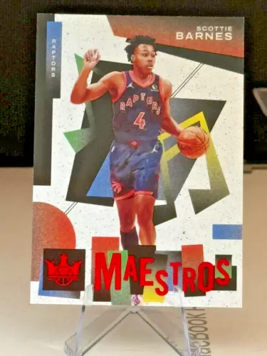 2021-22 Panini Court Kings Maestros Ruby /149 Scottie Barnes #30 Rookie RC