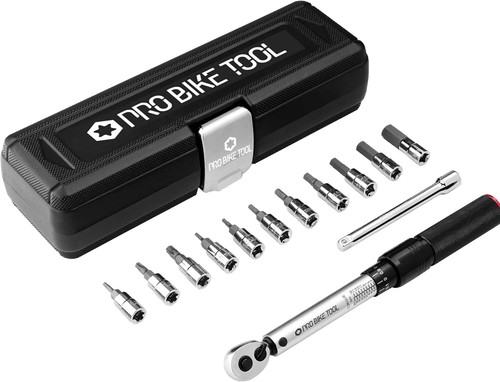 Complete Bike Tool Set with 1/4 Torque Wrench - Durable Chrome Vanadium Steel - Picture 3 of 11