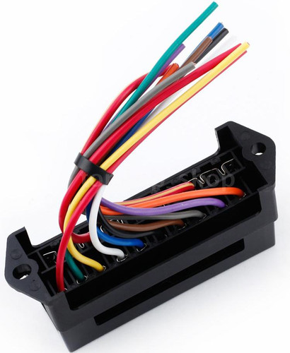 10 Way Circuit Car-Boat ATC ATO Blade Fuse Box With 5 Inch Wire Lead - Picture 4 of 6